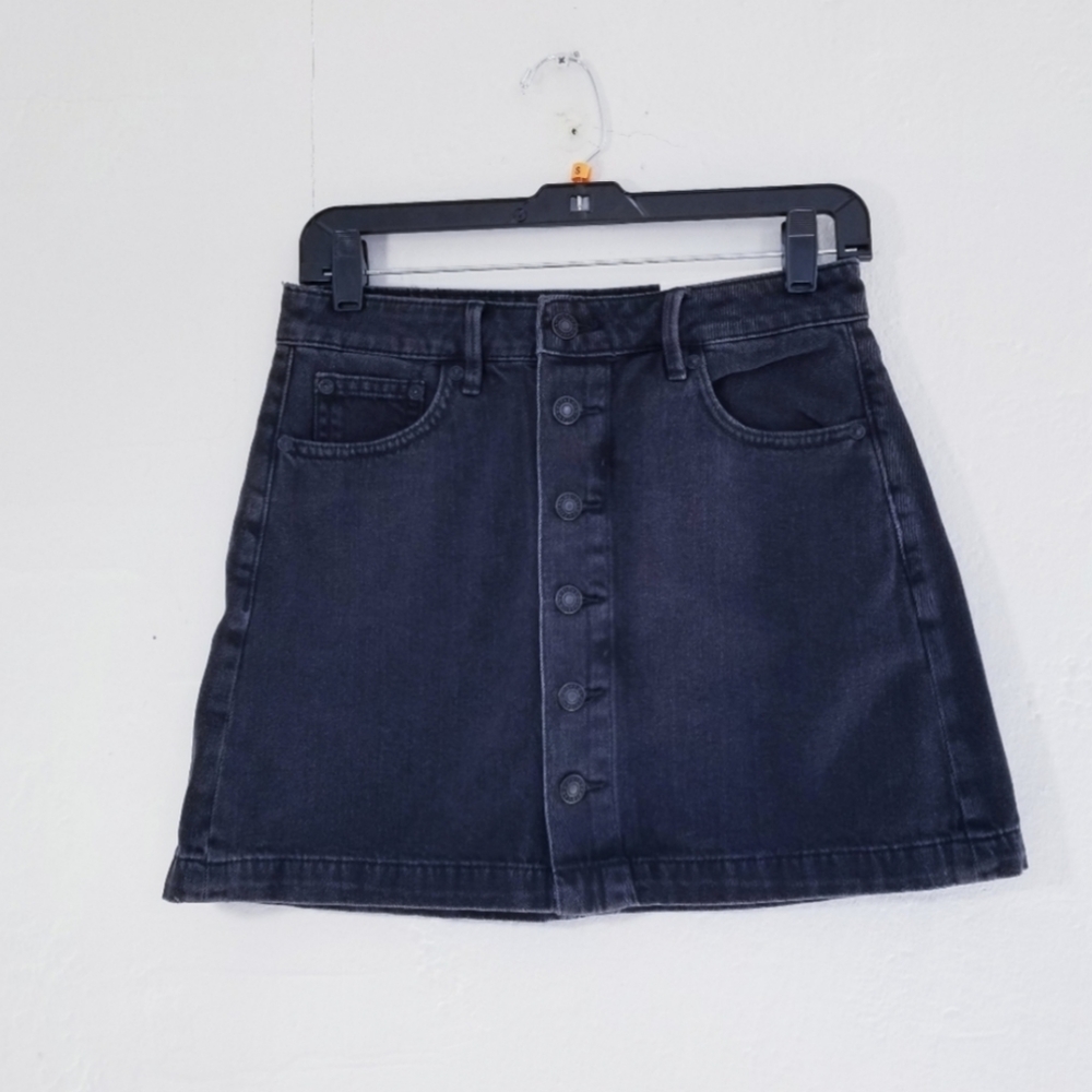 American Eagle Super Hi-Rise A-line Skirt Black Size 00